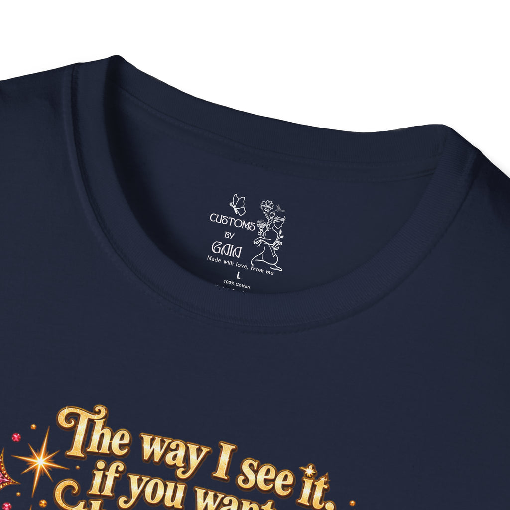 Butterfly Rainbow T-Shirt — Inspirational "The Way I See It" Quote