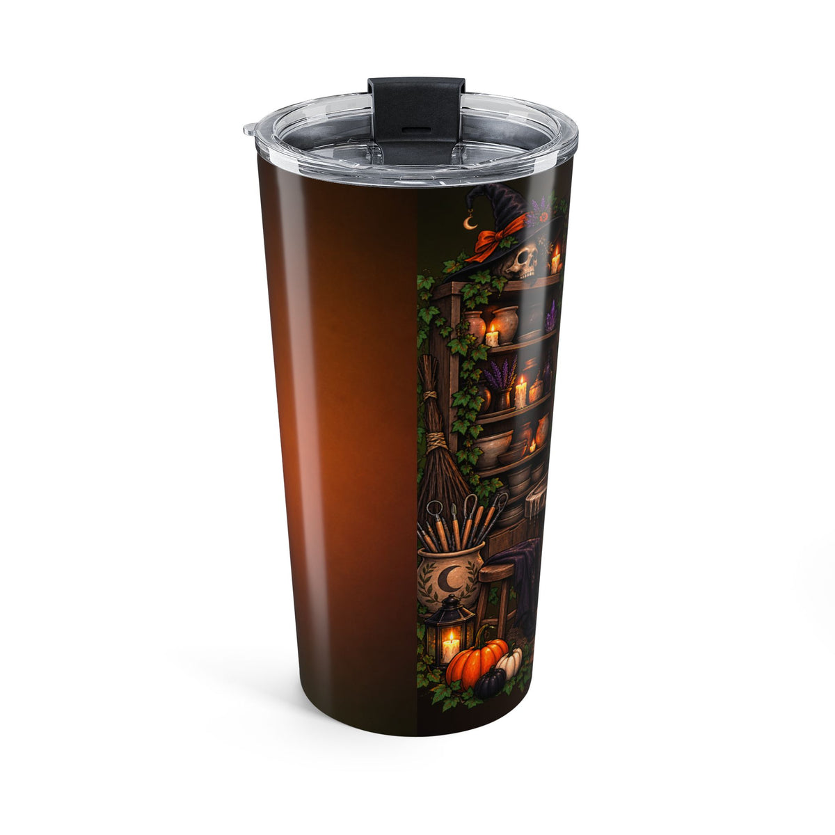 Witchy Autumn 20oz Tumbler – 'Honey, I Made the Brew' Halloween Travel Cup