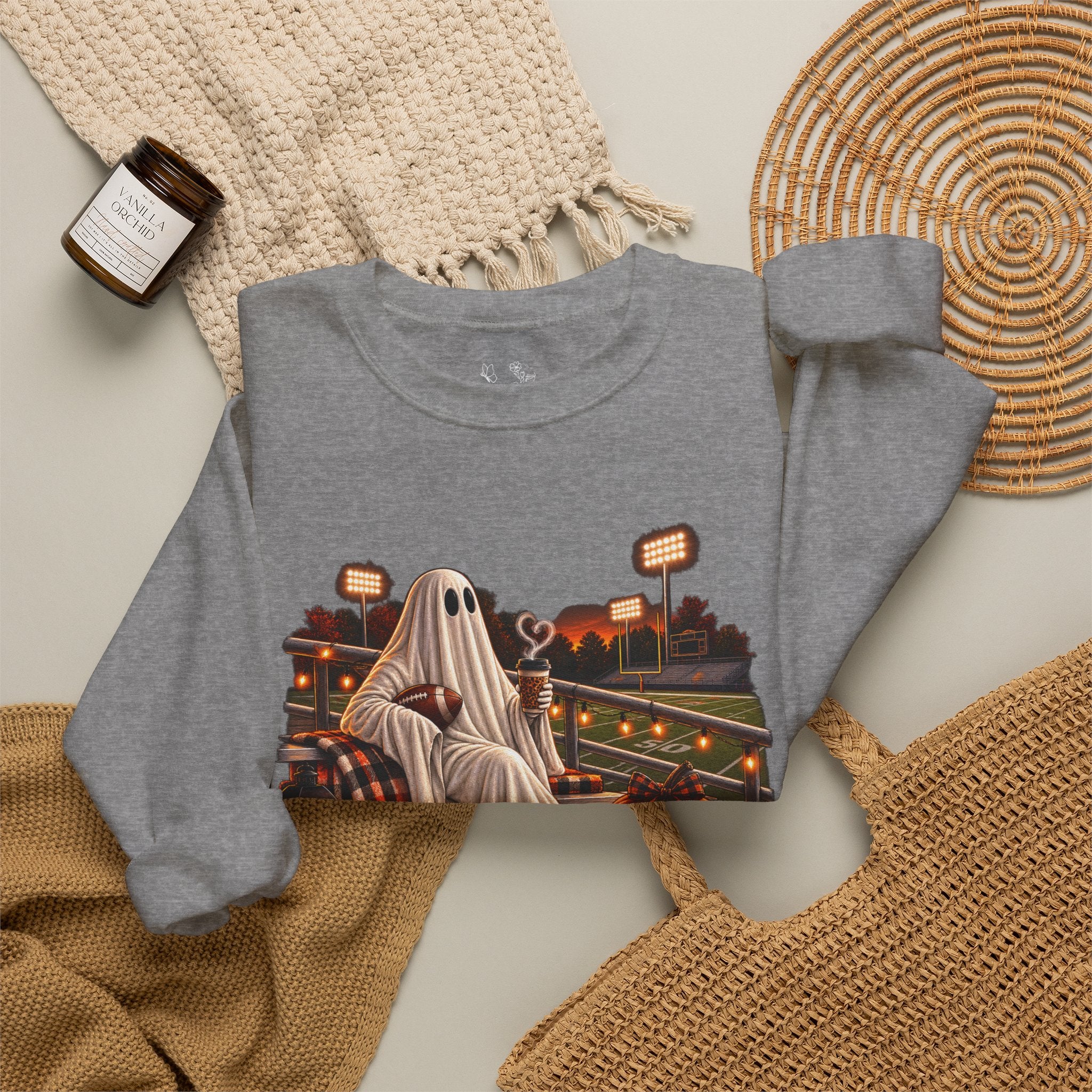 Halloween Ghost 'Tis the Season Crewneck Sweatshirt