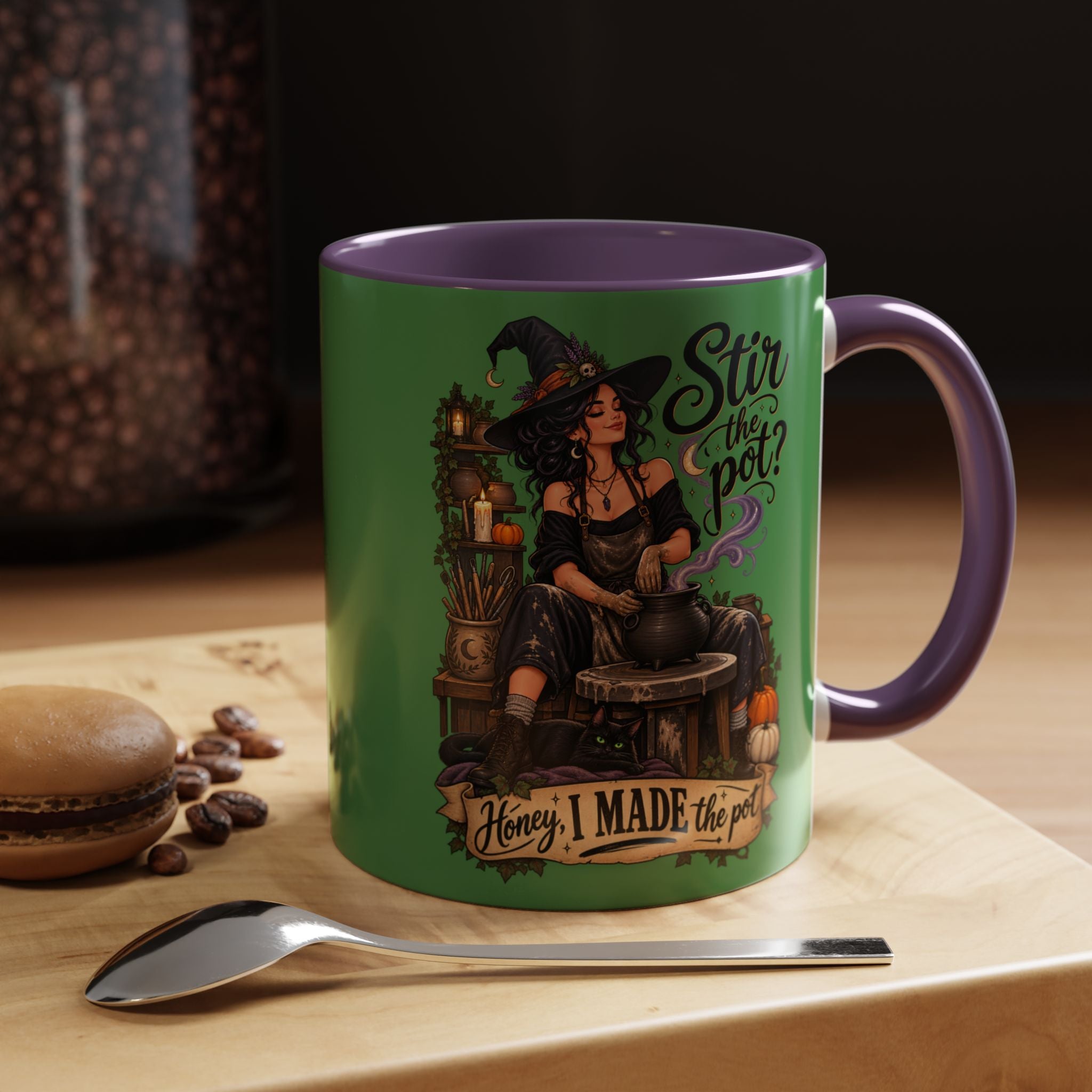 Witchy Coffee Mug – "Stir the Pot? Honey, I Made the Pot" Accent Mug