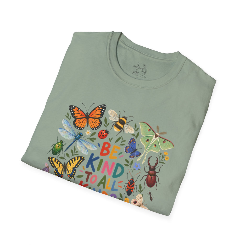 Be Kind to All Kinds Butterfly & Insects T-Shirt