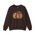 Autumn Patchwork Pumpkin Sweatshirt