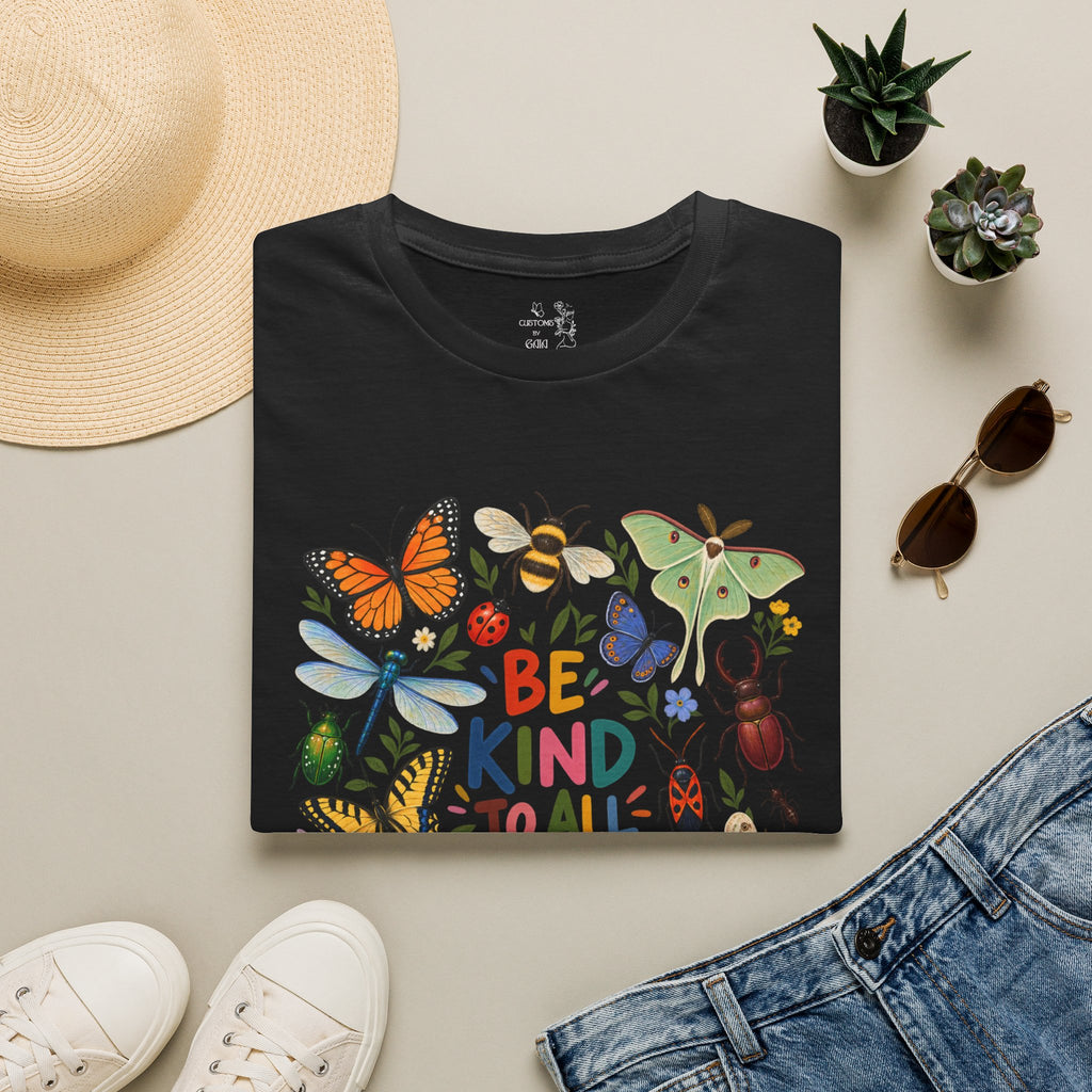 Be Kind to All Kinds Butterfly & Insects T-Shirt