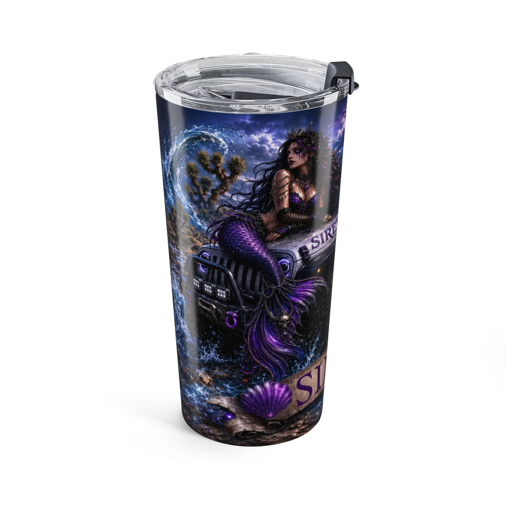 20oz Jeep Siren Tumbler – Purple Mountain Off‑Road Travel Mug