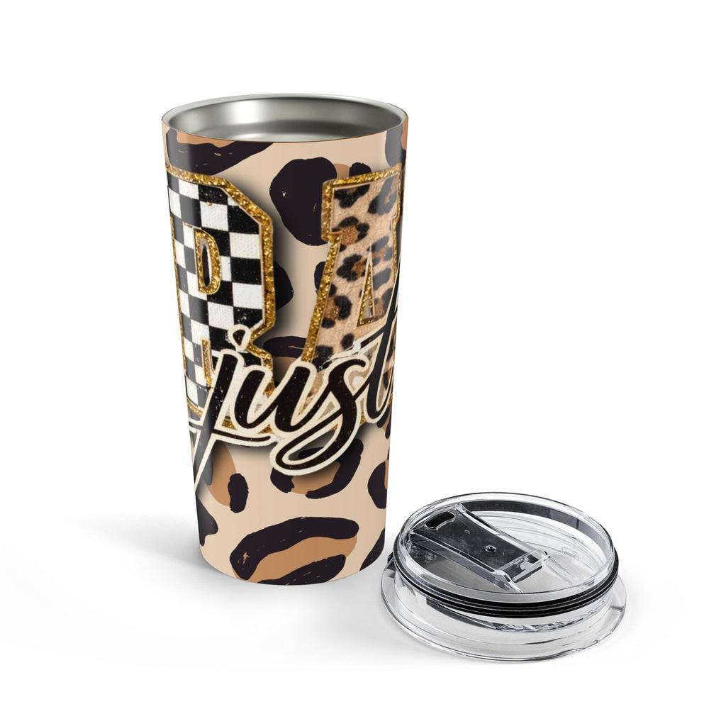 Leopard Print 'Just Pray' 20oz Tumbler — Insulated Animal Print Travel Cup