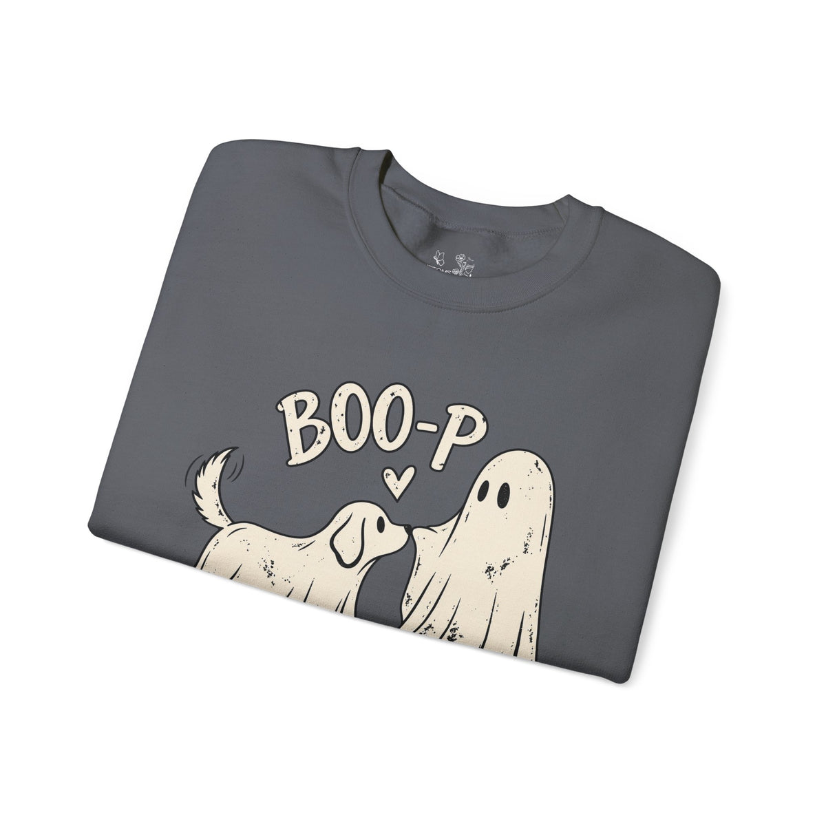 Boo-p Dog & Ghost Halloween Sweatshirt