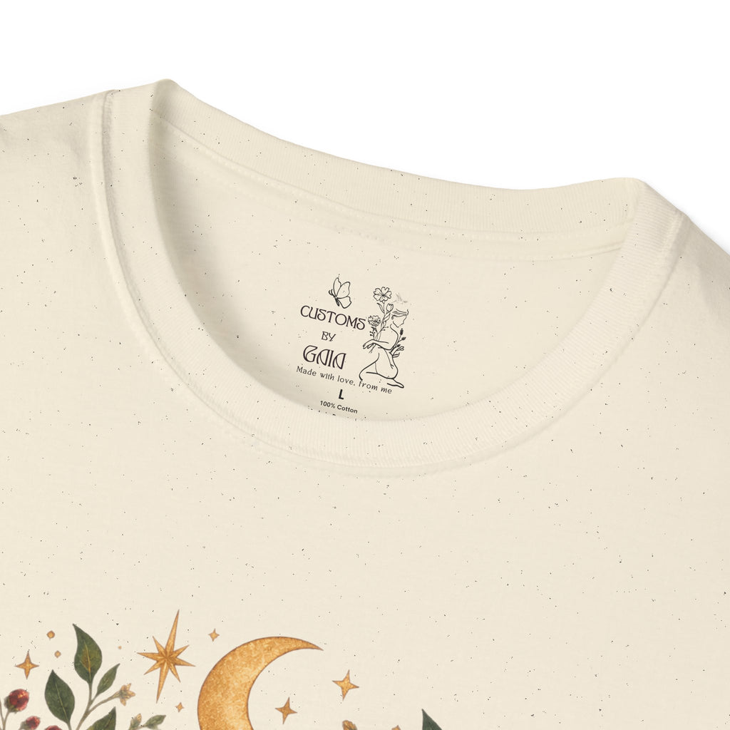 Witchy Sisters T-Shirt – 'Practical Magic' Boho Moon Witch Illustration