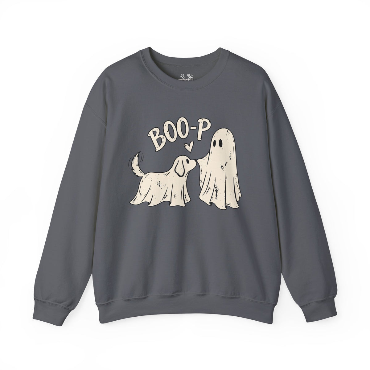 Boo-p Dog & Ghost Halloween Sweatshirt