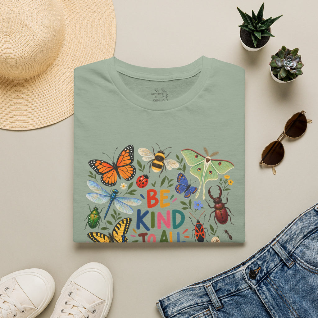 Be Kind to All Kinds Butterfly & Insects T-Shirt