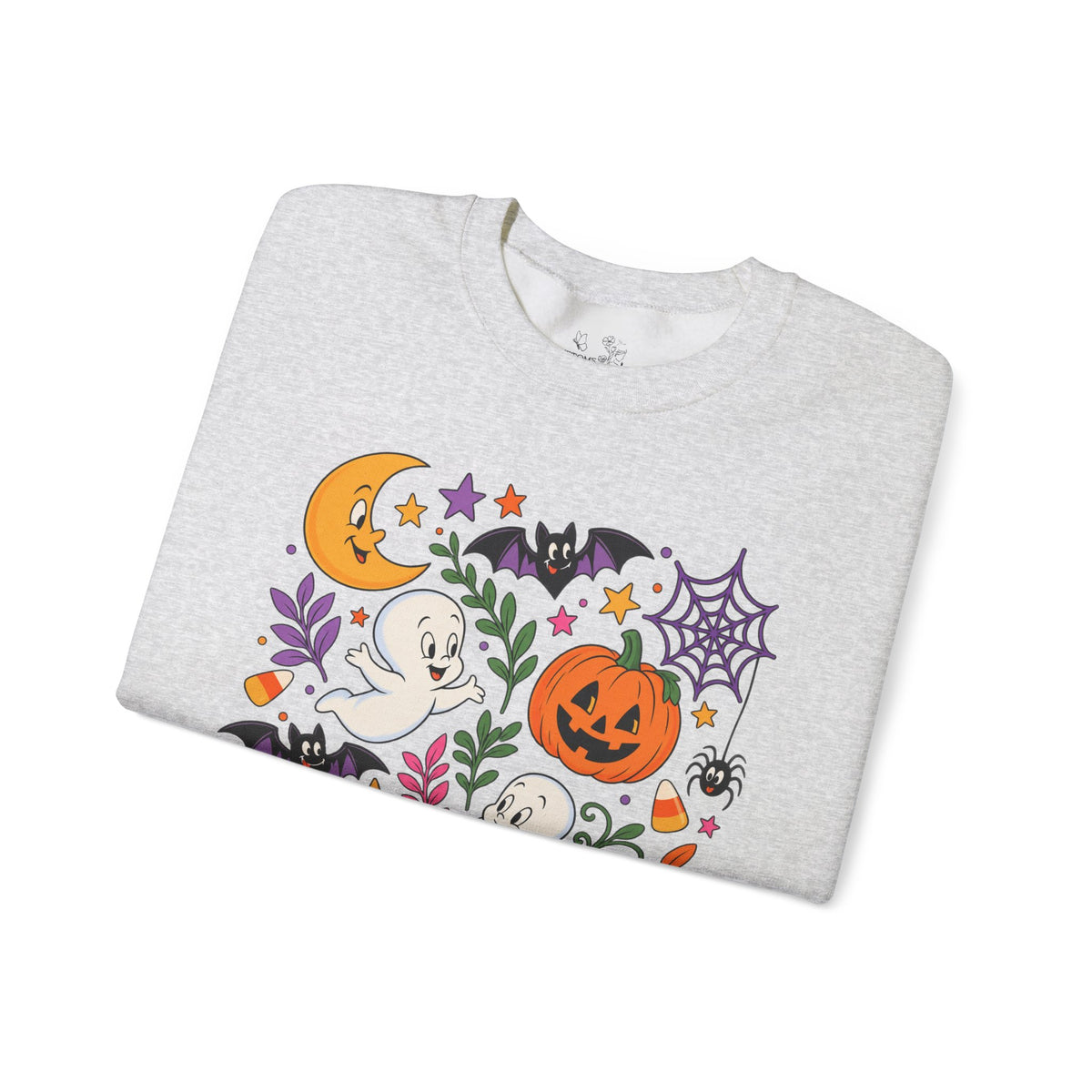 Halloween Ghosts & Pumpkins Crewneck Sweatshirt