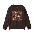 Tis the Season Fall Sweatshirt - Cozy Autumn Leaves & Football Crewneck