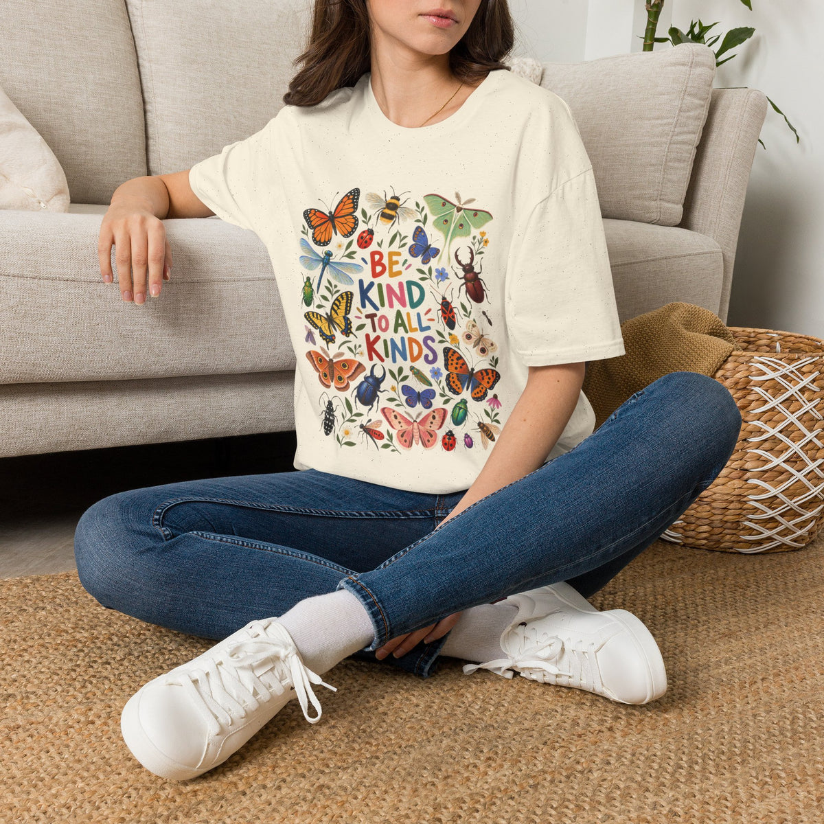Be Kind to All Kinds Butterfly & Insects T-Shirt