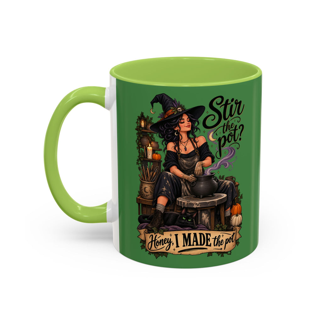 Witchy Coffee Mug – "Stir the Pot? Honey, I Made the Pot" Accent Mug