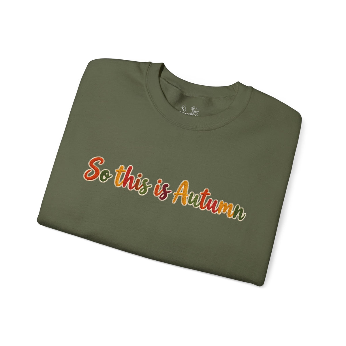 So This Is Autumn Crewneck Sweatshirt – Cozy Fall Pullover