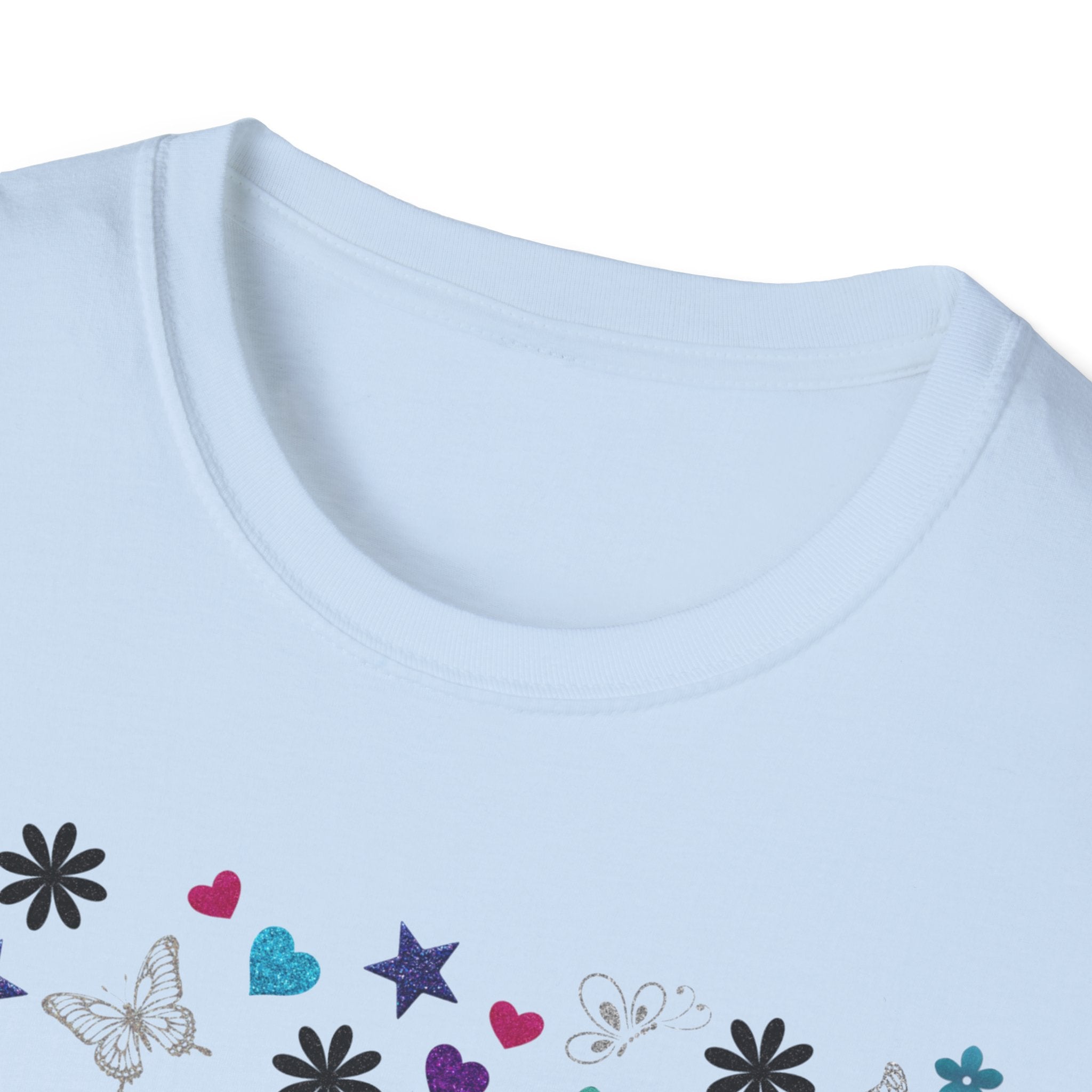 T-Shirt — "Lady Luxe Glitter Tribe" Sparkle Graphic Tee
