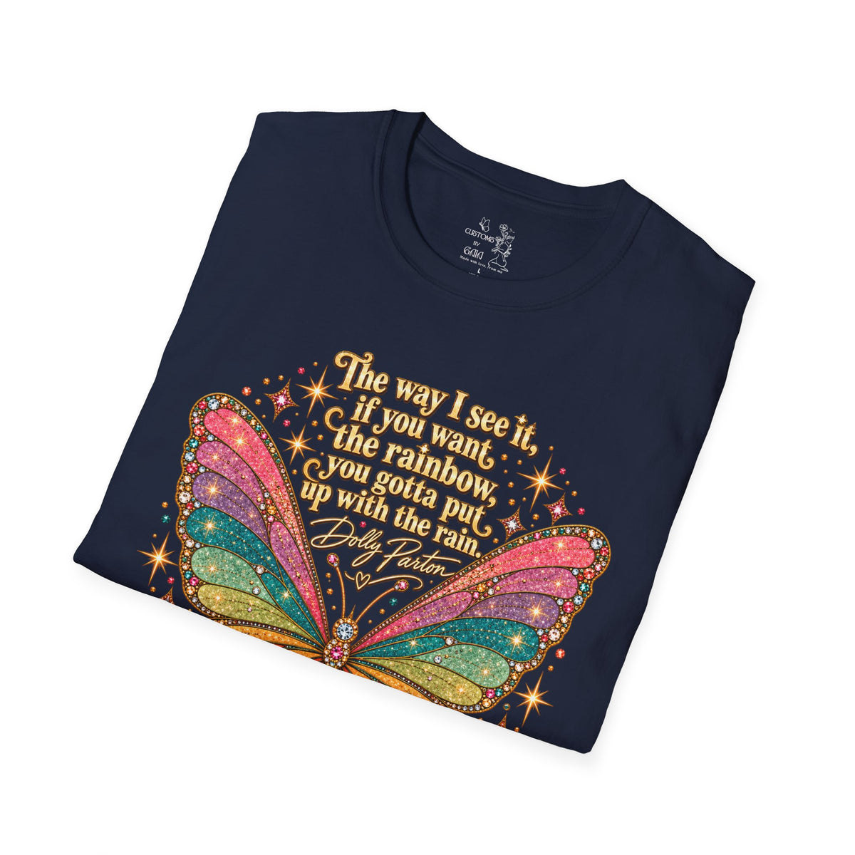 Butterfly Rainbow T-Shirt — Inspirational "The Way I See It" Quote