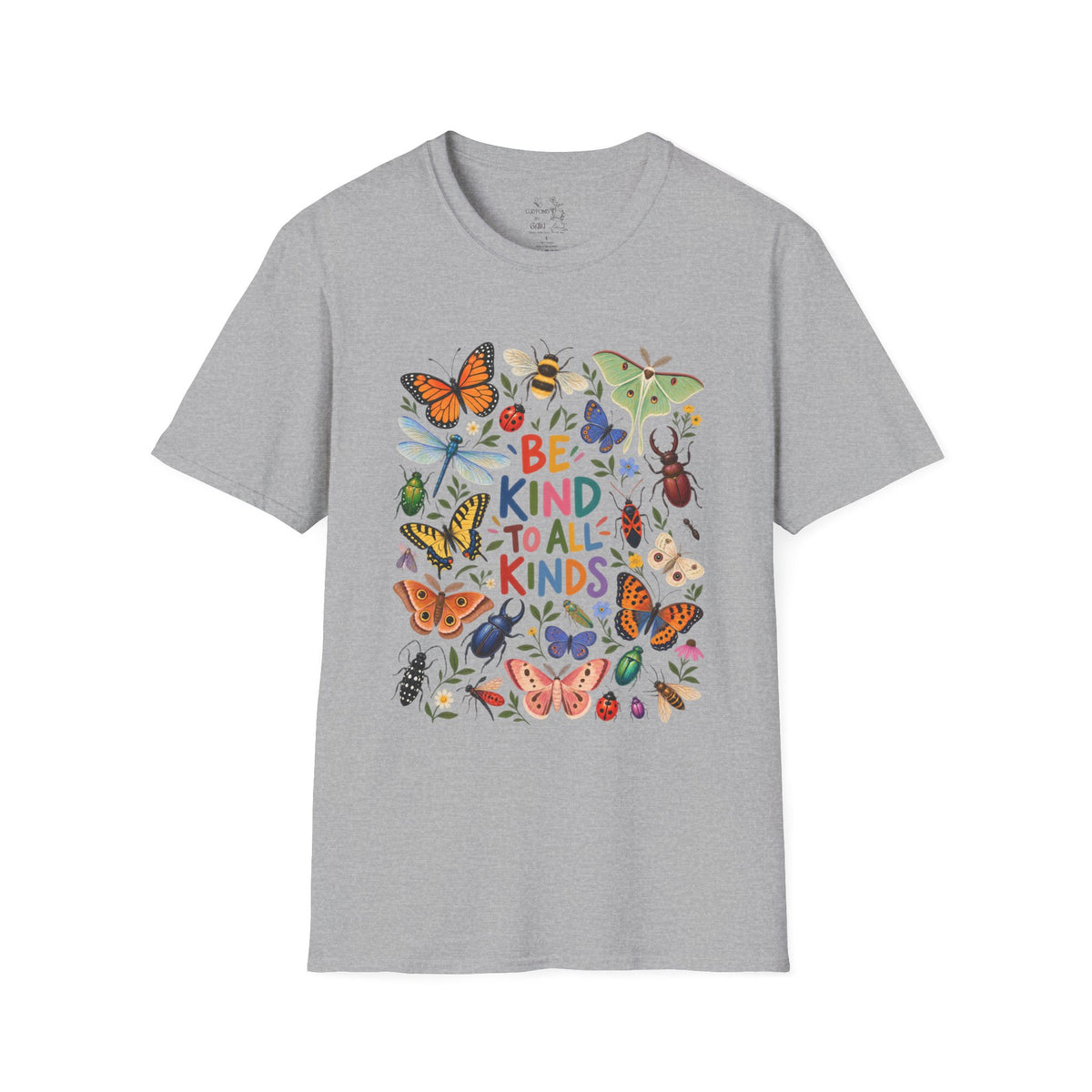 Be Kind to All Kinds Butterfly & Insects T-Shirt