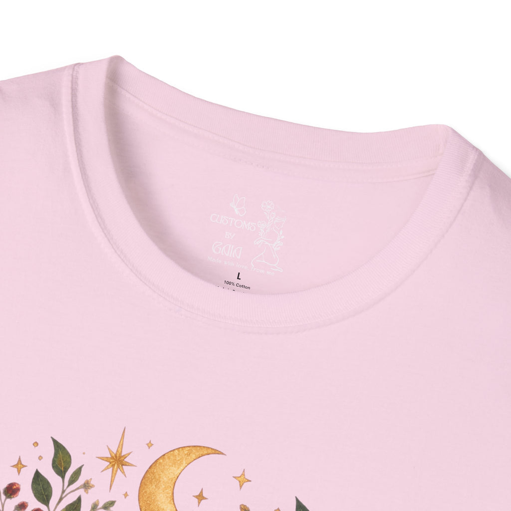Witchy Sisters T-Shirt – 'Practical Magic' Boho Moon Witch Illustration