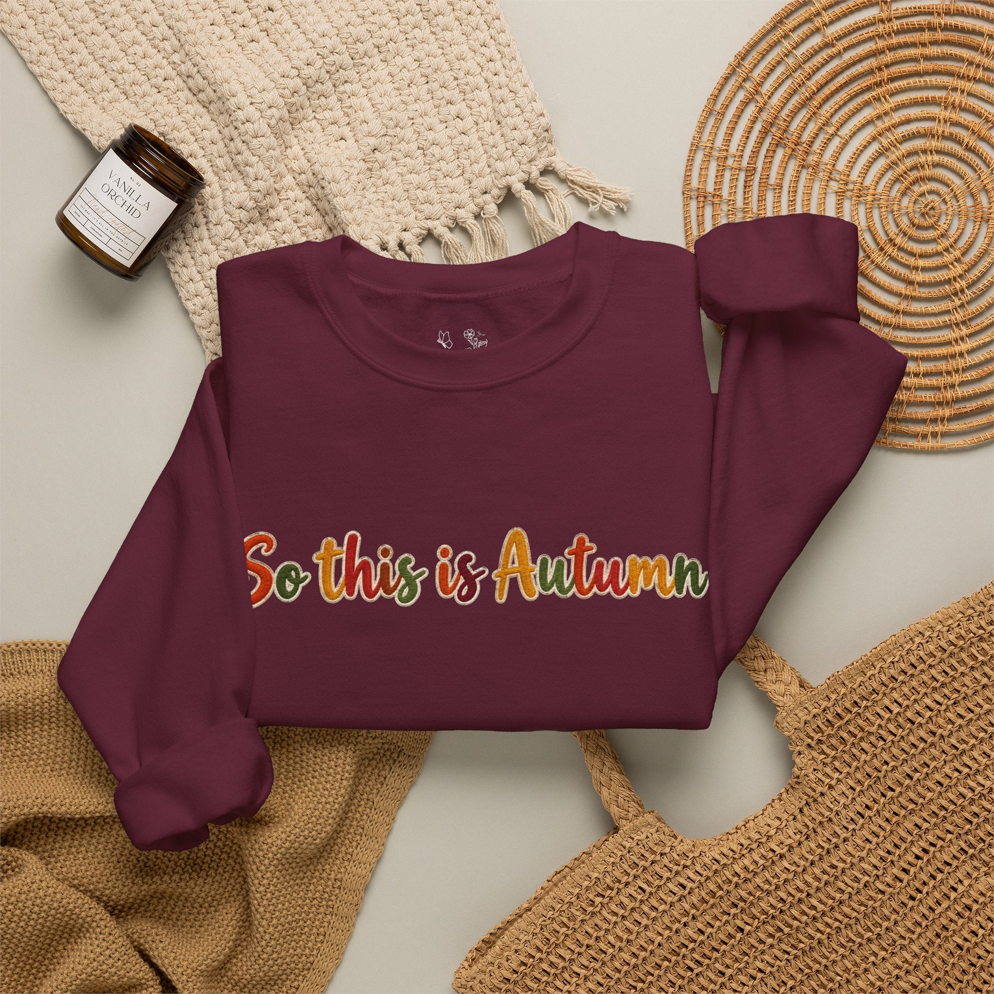 So This Is Autumn Crewneck Sweatshirt – Cozy Fall Pullover
