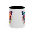 Let It Be Butterfly Accent Coffee Mug — Colorful Inspirational 11/15oz
