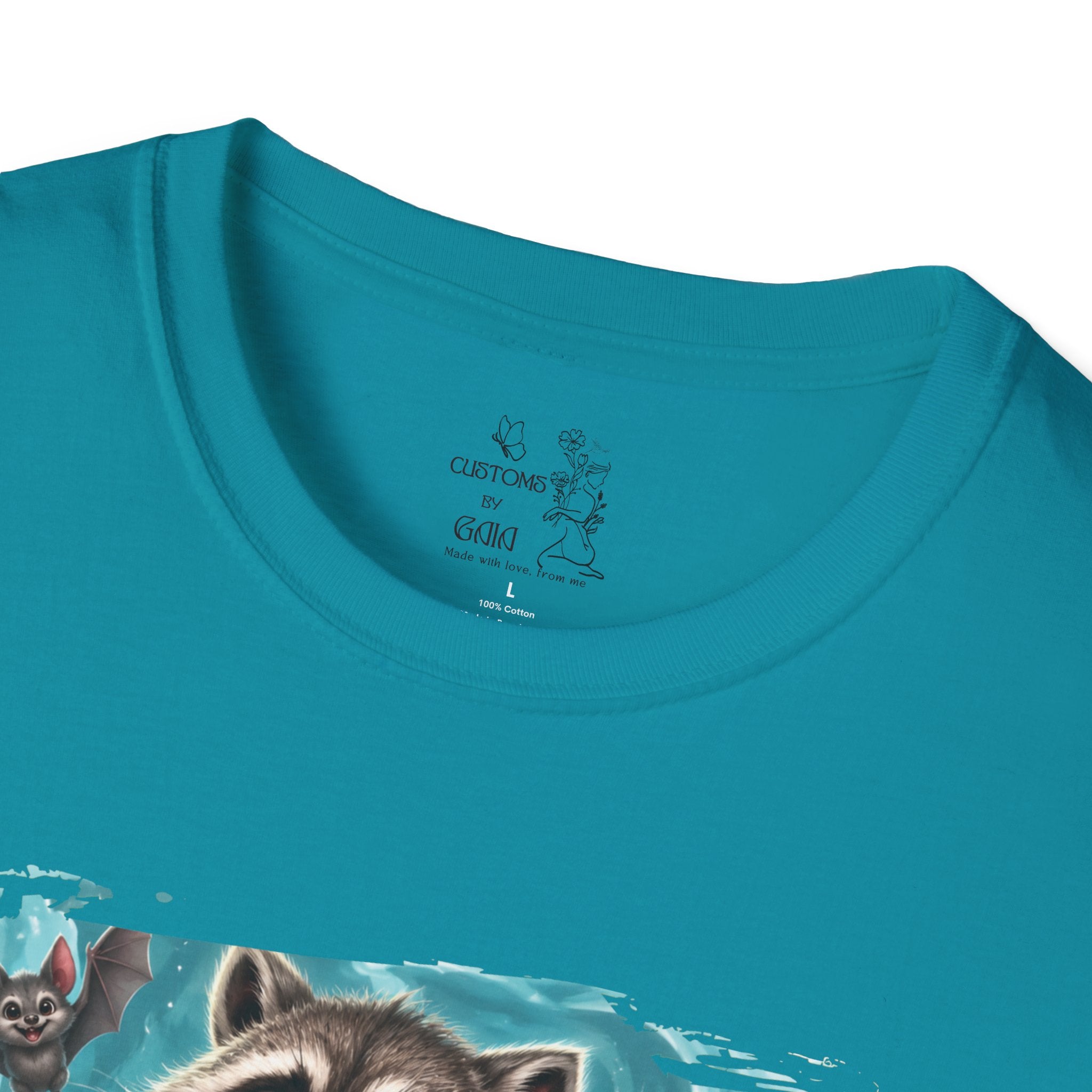 Raccoon Watermelon Summer T-Shirt — Cute Animal Graphic Tee