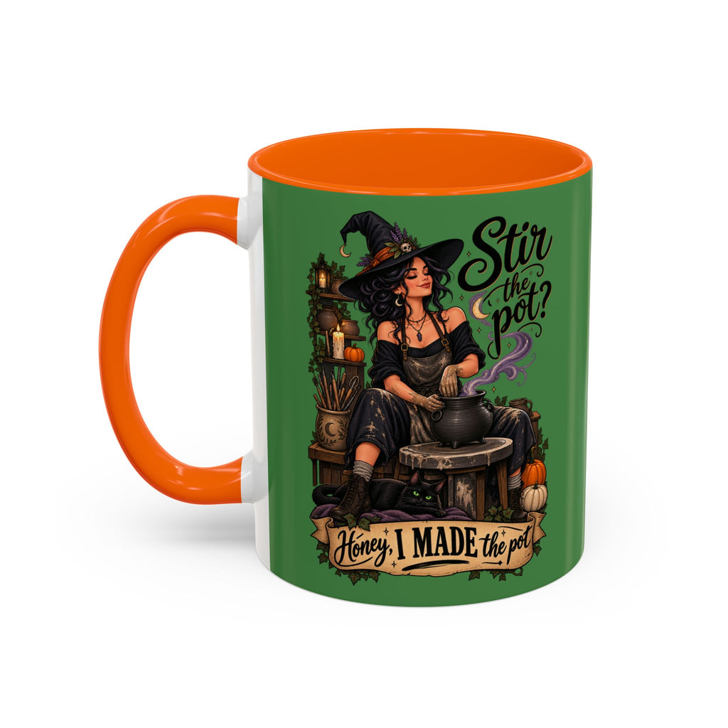 Witchy Coffee Mug – "Stir the Pot? Honey, I Made the Pot" Accent Mug