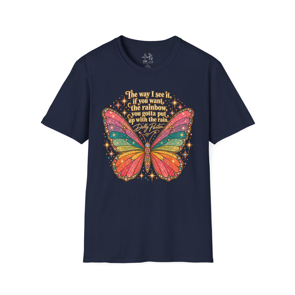 Butterfly Rainbow T-Shirt — Inspirational "The Way I See It" Quote