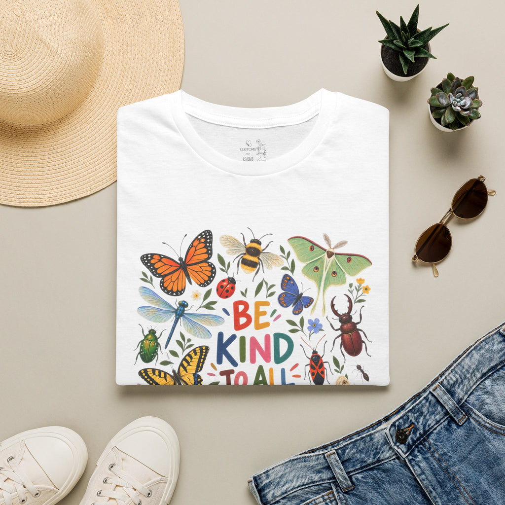 Be Kind to All Kinds Butterfly & Insects T-Shirt