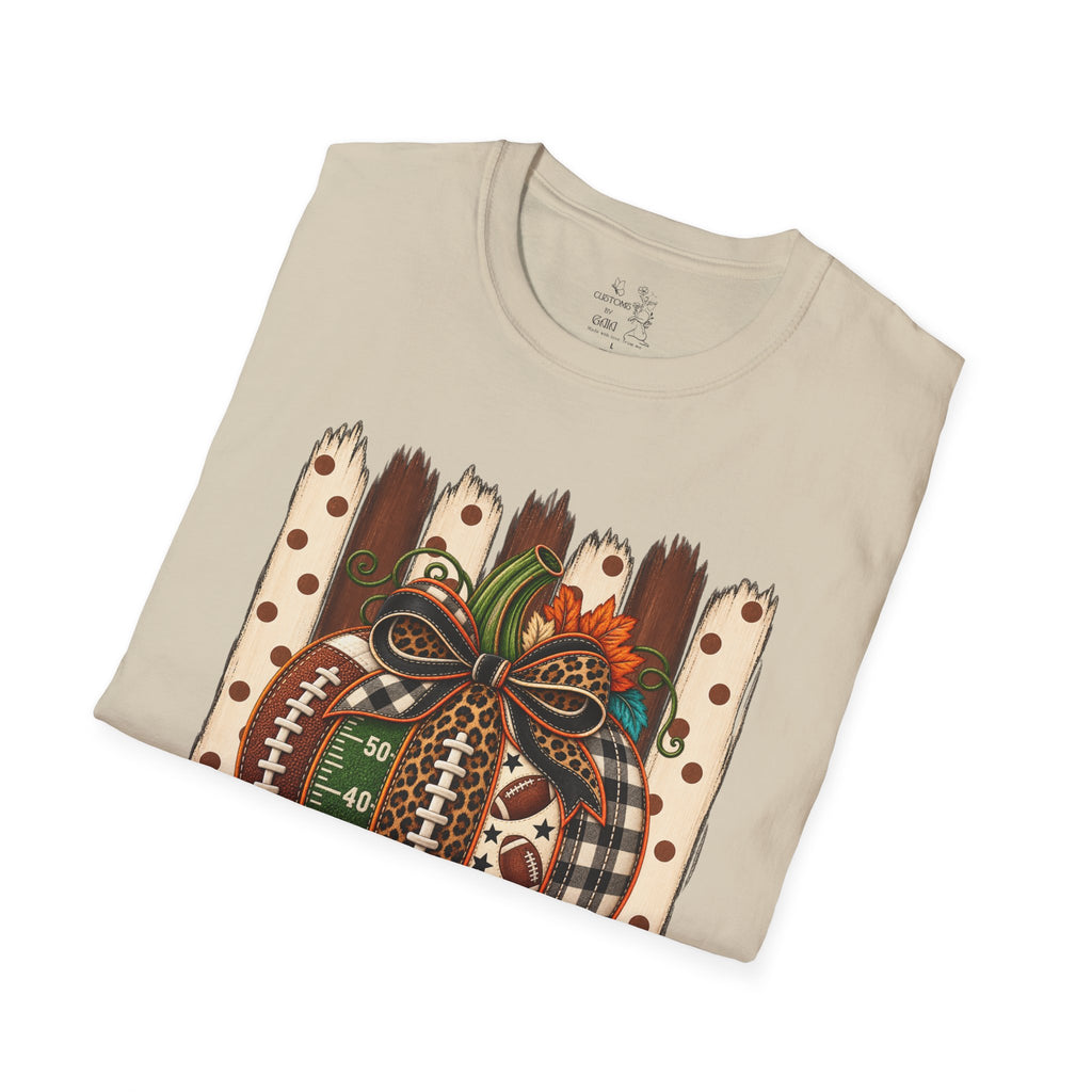 Football Pumpkin Fall T-Shirt