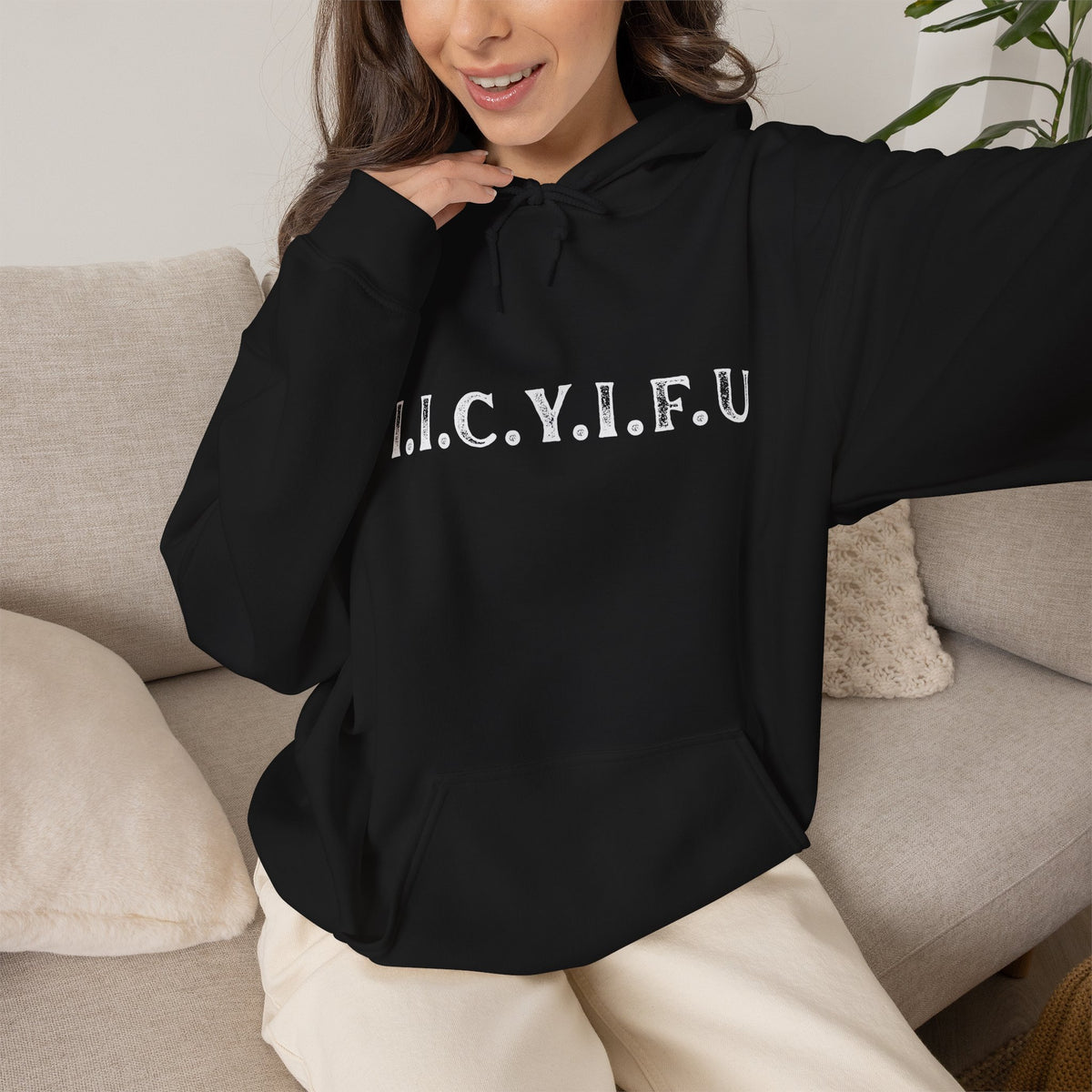 I.I.C.Y.I.F.U. Black Hoodie