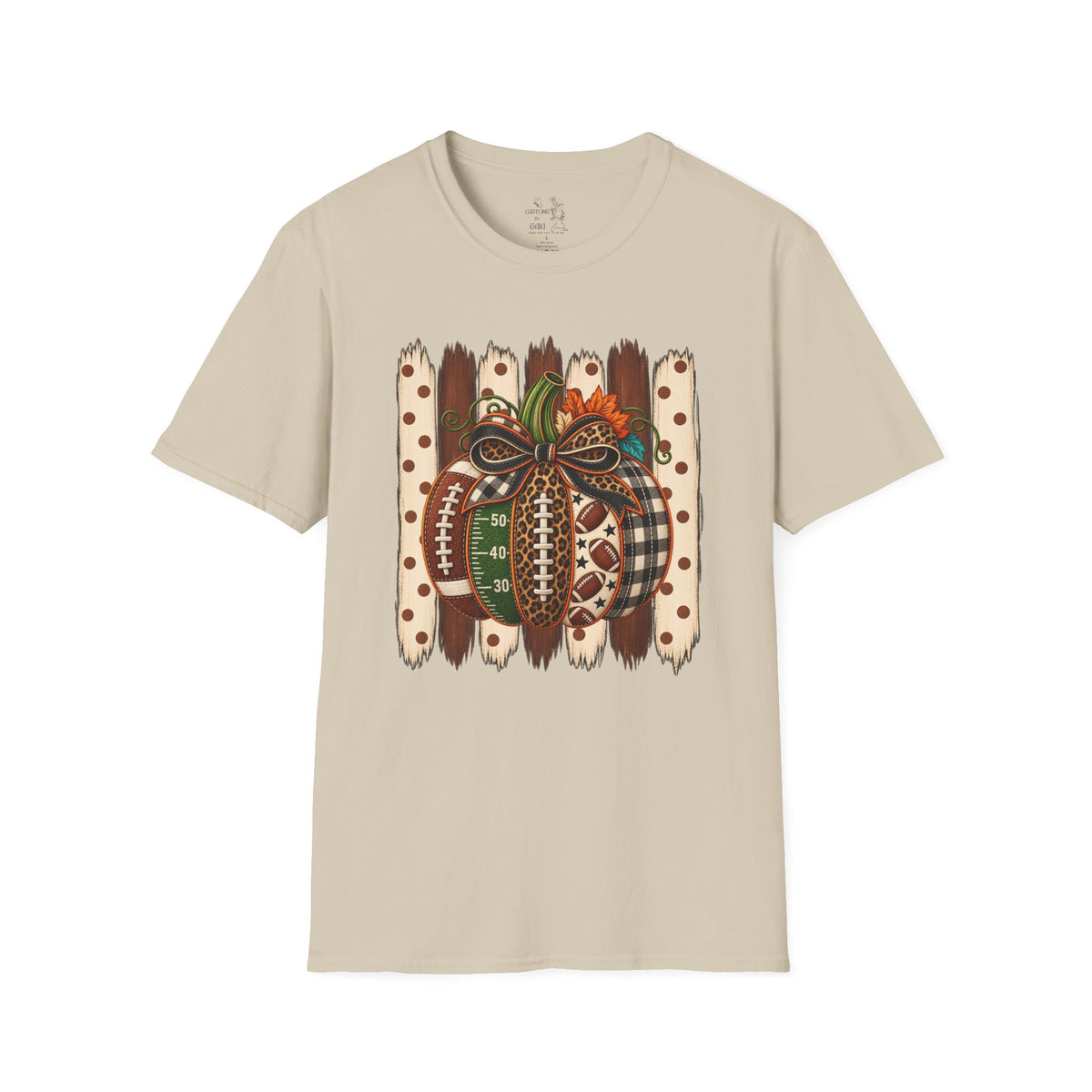 Football Pumpkin Fall T-Shirt