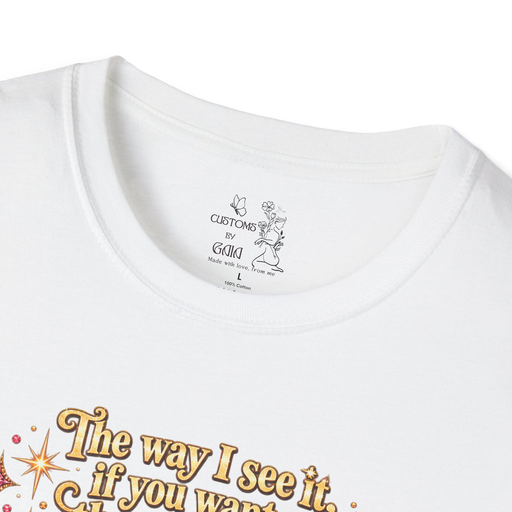 Butterfly Rainbow T-Shirt — Inspirational "The Way I See It" Quote