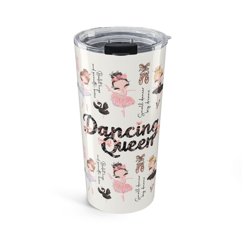 Dancing Queen 20oz Tumbler – Sparkle Ballerina Travel Mug