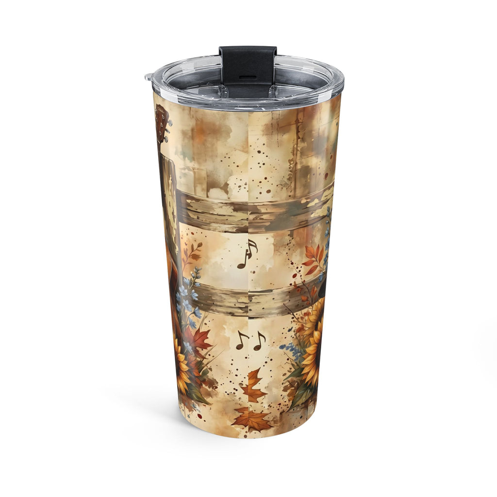 20oz Cowboy Sunflower Tumbler – "If I'm the Problem Then You Might Be the Reason" Rustic Travel Cup