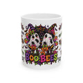 Boo Bees Halloween Mug — Cute Ghosts, Pumpkins & Bats Ceramic Coffee Cup (11oz/15oz)