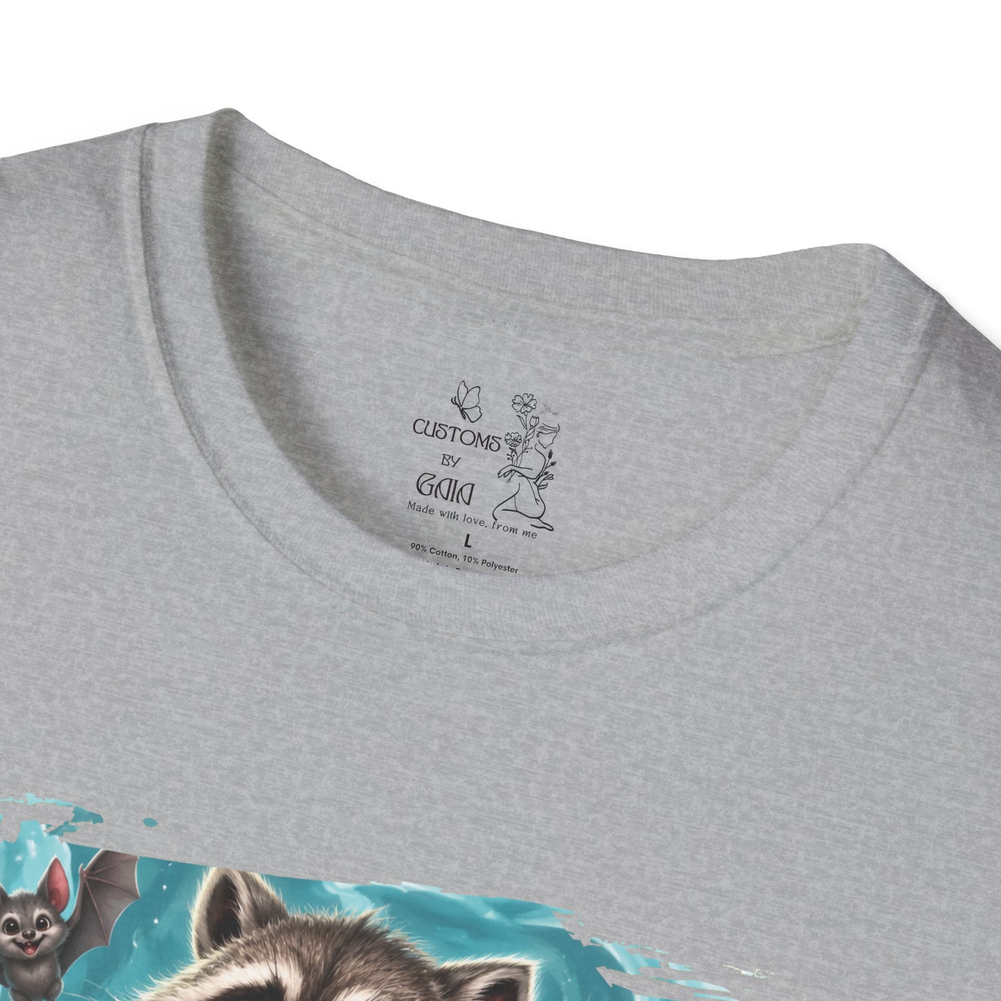 Raccoon Watermelon Summer T-Shirt — Cute Animal Graphic Tee