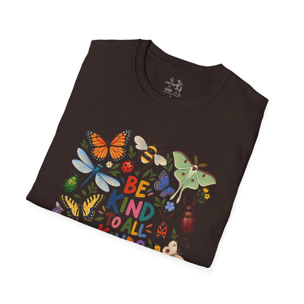 Be Kind to All Kinds Butterfly & Insects T-Shirt