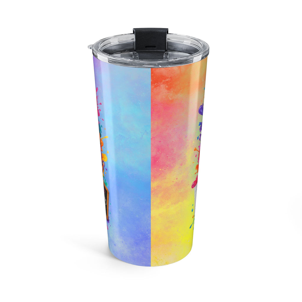 20oz Teacher Tumbler — Colorful 'Make a Difference 2026' Apple Design