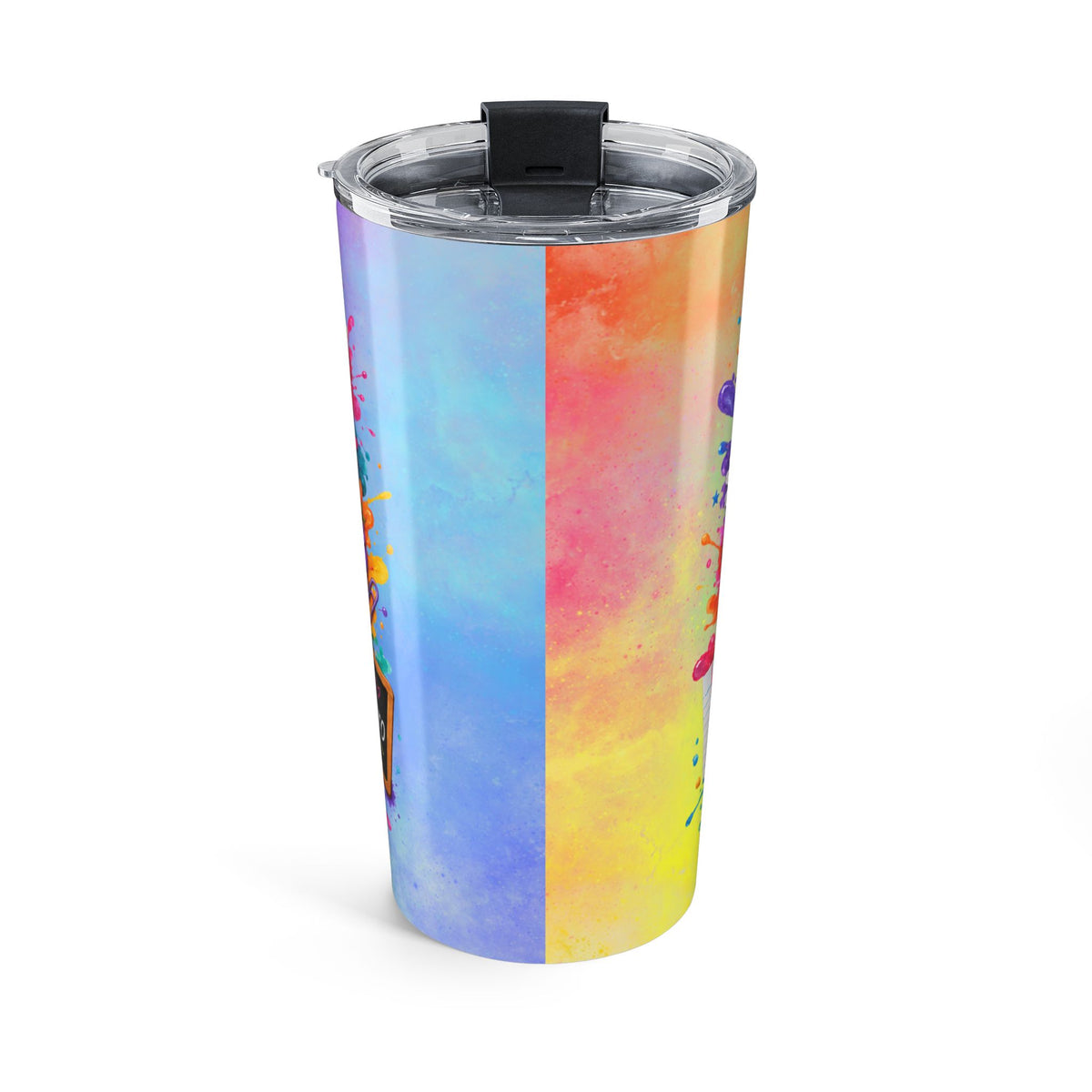 20oz Teacher Tumbler — Colorful 'Make a Difference 2026' Apple Design