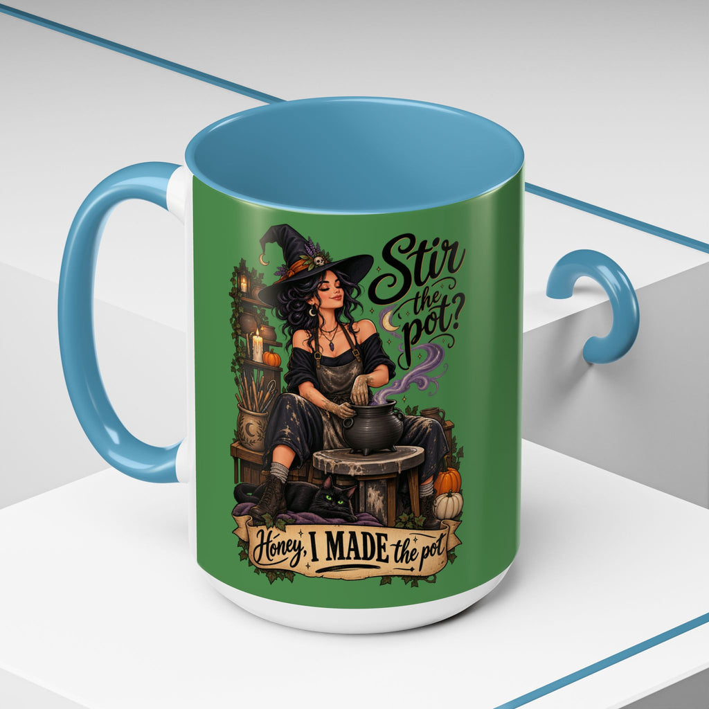 Witchy Coffee Mug – "Stir the Pot? Honey, I Made the Pot" Accent Mug