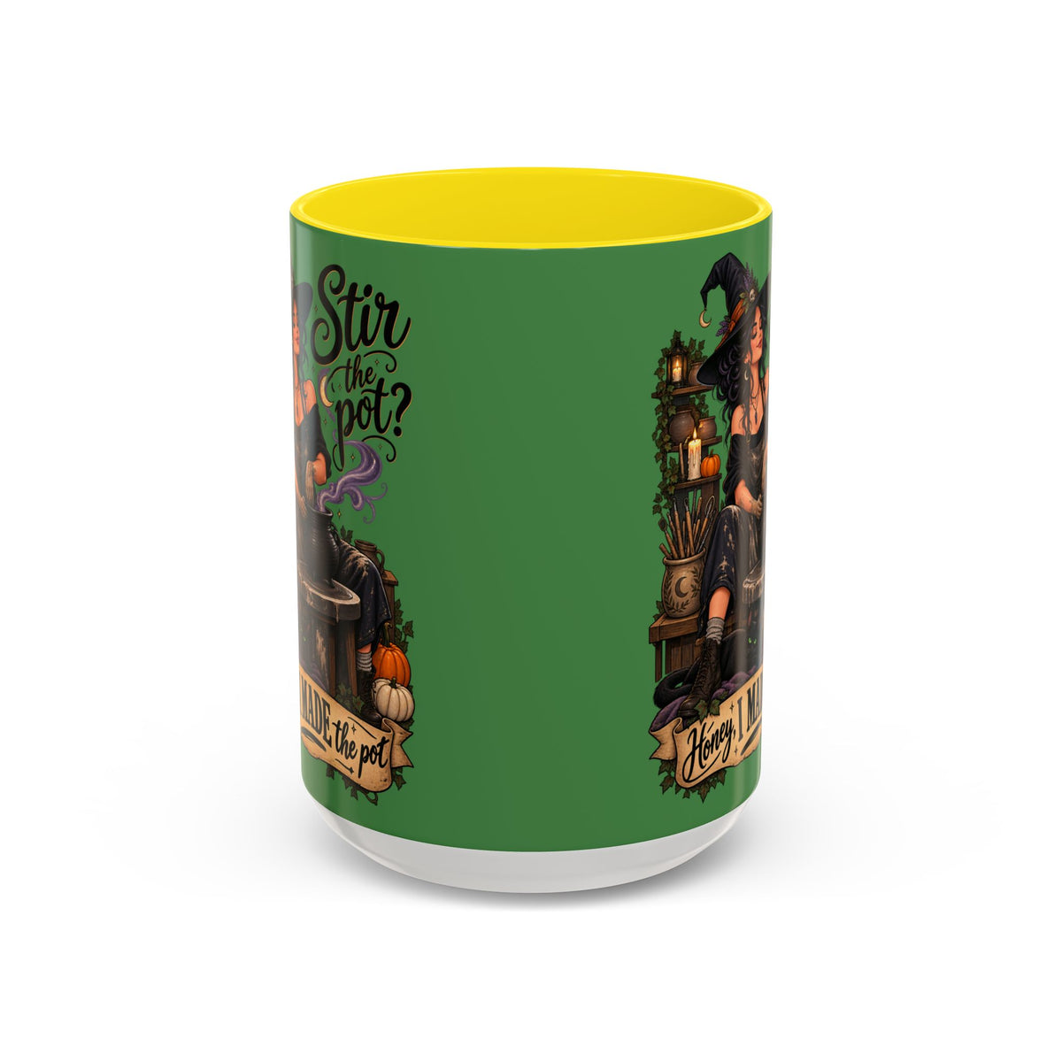 Witchy Coffee Mug – "Stir the Pot? Honey, I Made the Pot" Accent Mug