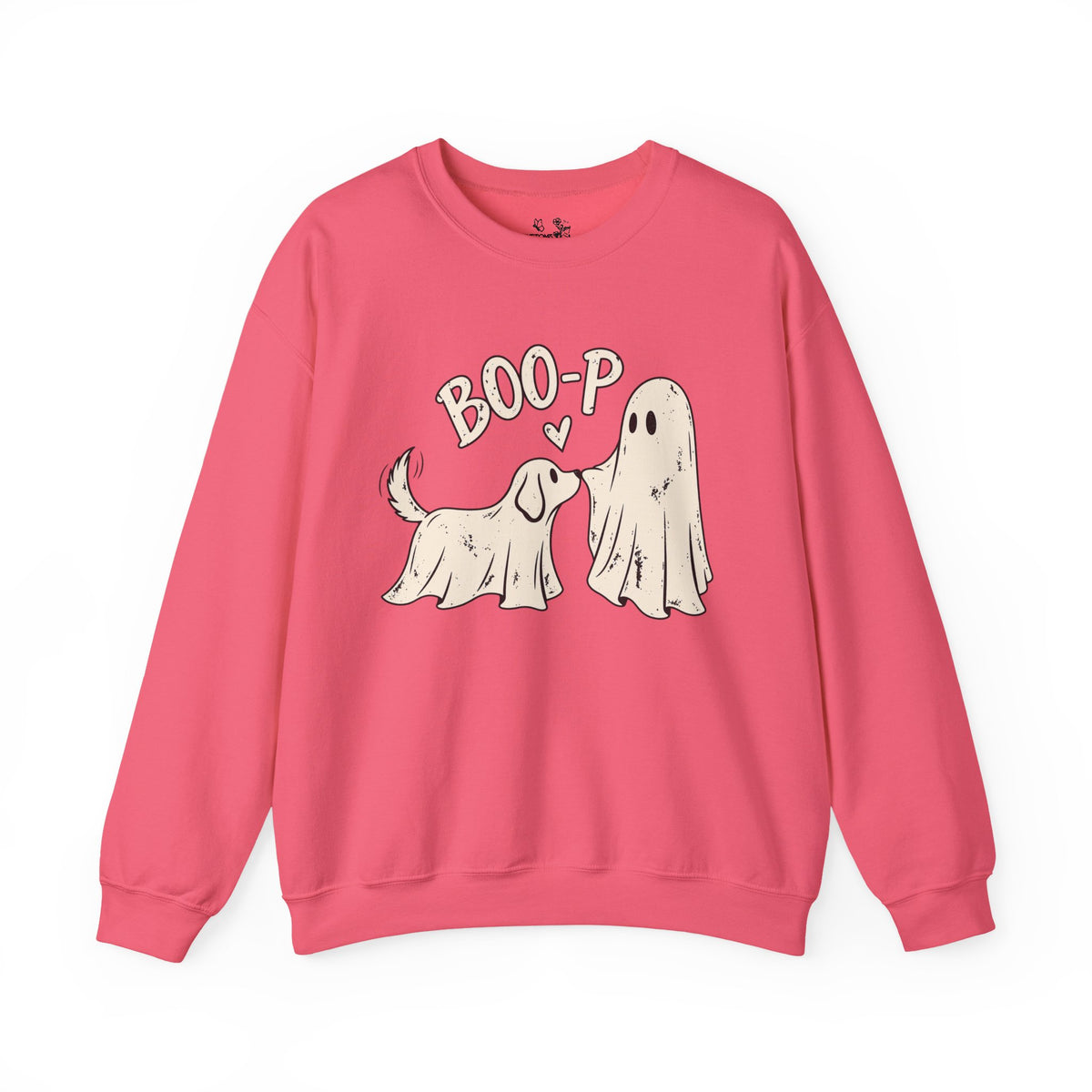 Boo-p Dog & Ghost Halloween Sweatshirt