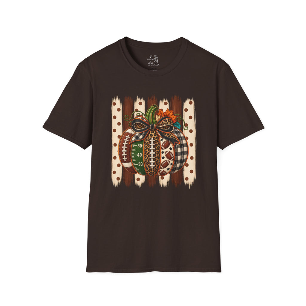 Football Pumpkin Fall T-Shirt