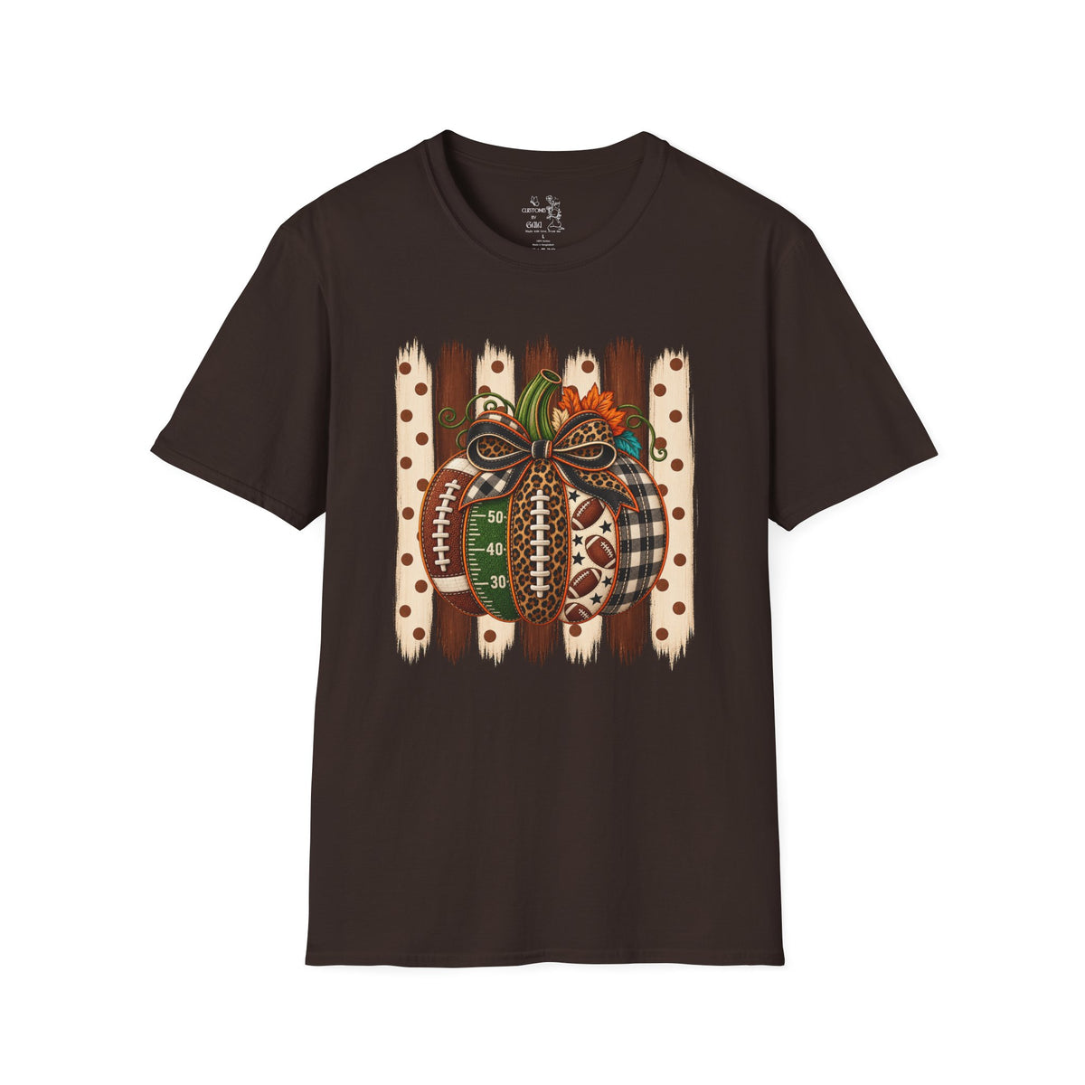 Football Pumpkin Fall T-Shirt