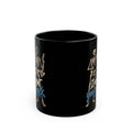 "I've Got Your Back' Skeleton Coffee Mug — Funny Goth/Halloween 11oz/15oz Black Mug