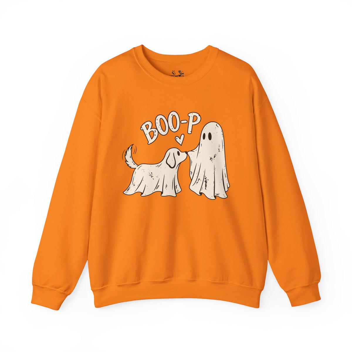 Boo-p Dog & Ghost Halloween Sweatshirt
