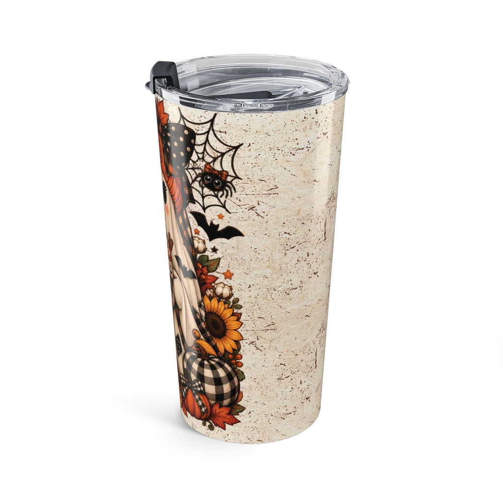 20oz Halloween Ghost Tumbler — "In My Spooky Era" Fall Sunflower Drink Cup
