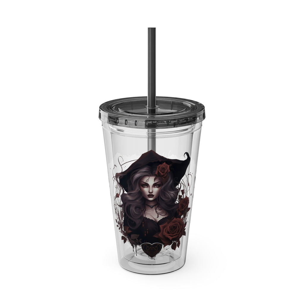 Sunsplash Tumbler with Straw, 16oz
