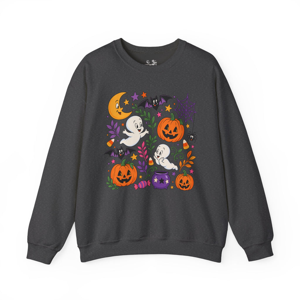 Halloween Ghosts & Pumpkins Crewneck Sweatshirt
