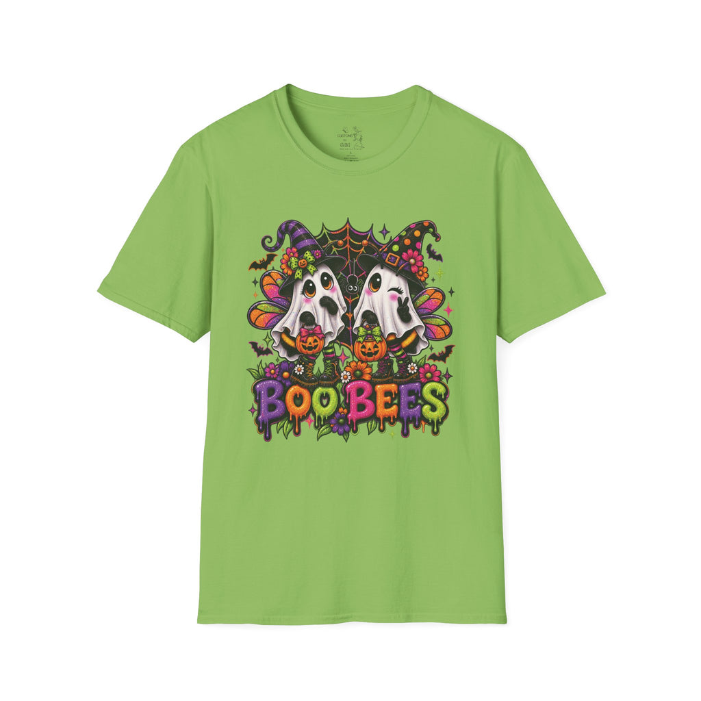 Halloween 'Boobees' Ghosts T-Shirt — Cute Spooky Witch Ghosts with Pumpkins